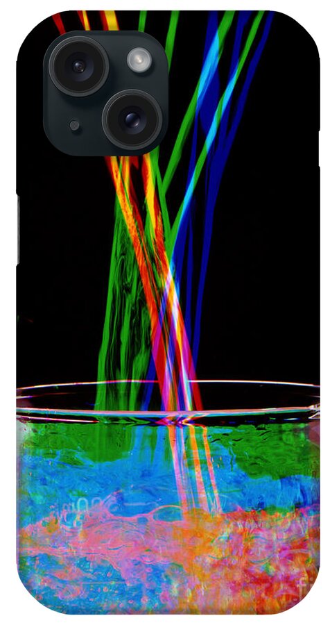 Chemical Reaction iPhone Case featuring the photograph Chemical Reaction by Erich Schrempp