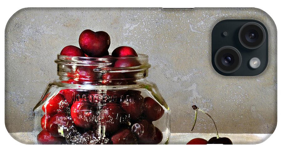 Cherries iPhone Case featuring the photograph Cherries by Carol Eade