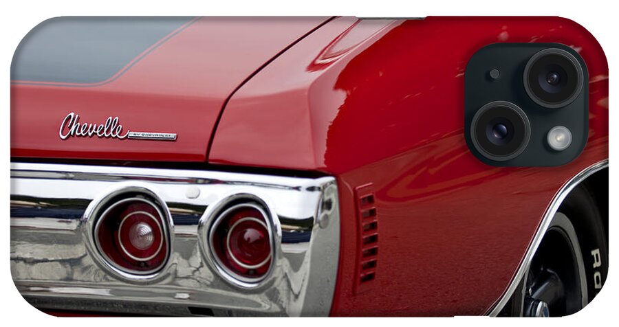 Chevrolet Chevelle Ss iPhone Case featuring the photograph Chevrolet Chevelle SS Taillight Emblem 3 by Jill Reger