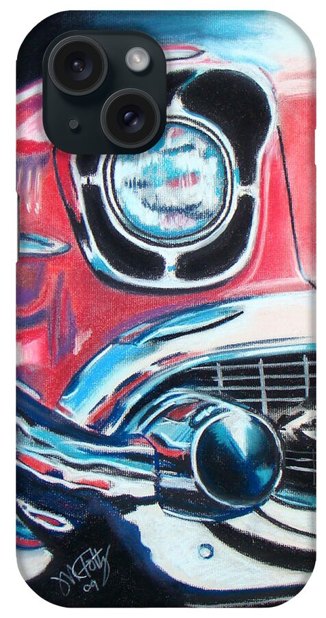 Bus iPhone Case featuring the painting Chevy Style by Michael Foltz