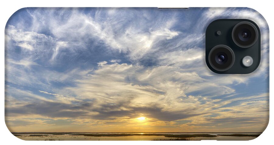 Kansas iPhone Case featuring the photograph Cheyenne Bottoms sunset by Rob Graham