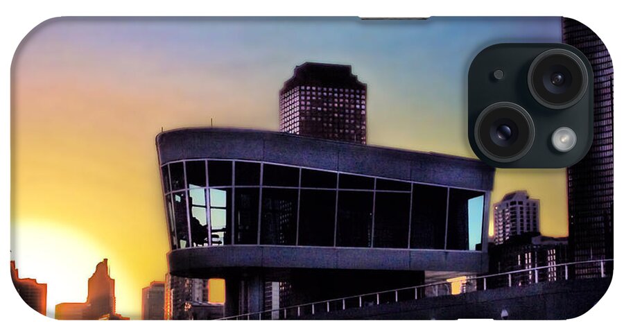 Chicago iPhone Case featuring the photograph Chicago Lock Tower by John Hansen