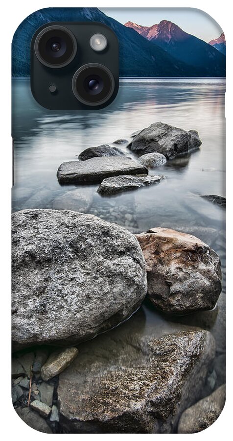 Beautiful iPhone Case featuring the photograph Chilliwack Lake Gritty Rocks by James Wheeler
