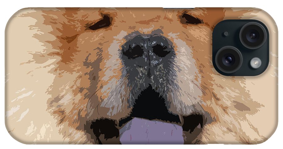 Chow Chow iPhone Case featuring the photograph Chow Chow by Nancy Merkle