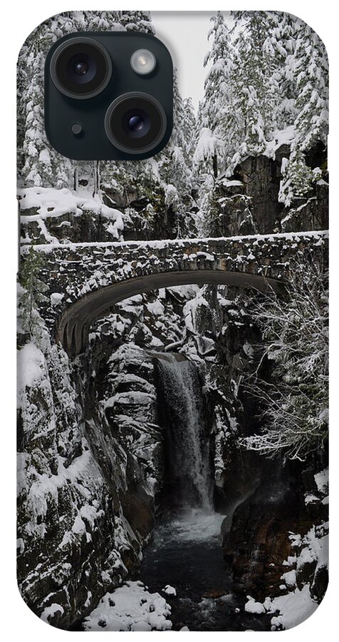 Christine Falls In The Winter iPhone Case featuring the photograph Christine Falls in the Winter by Tikvah's Hope