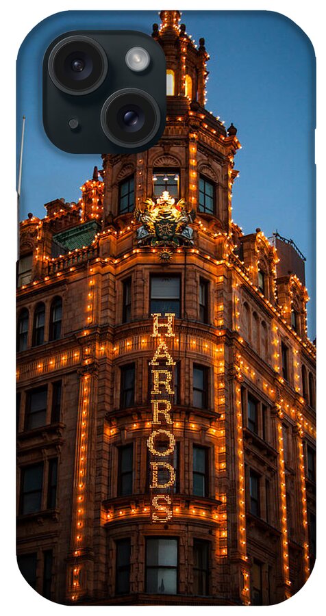 Path iPhone Case featuring the photograph Christmas at Harrods by Ross Henton
