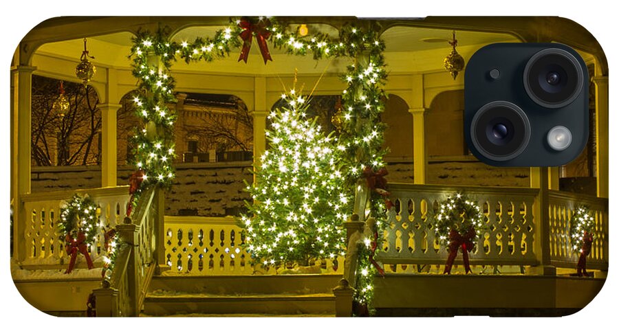 Christmas iPhone Case featuring the photograph Christmas Gazebo by Rod Best
