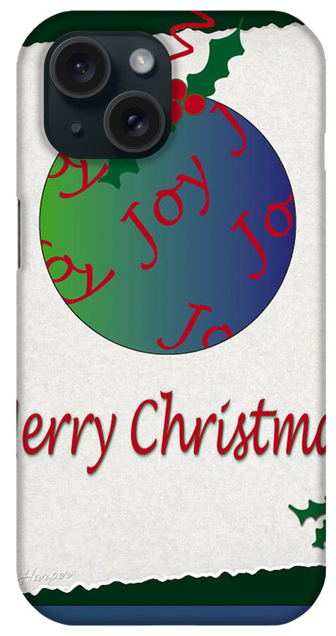 Merry Christmas iPhone Case featuring the photograph Christmas Joy by Terri Harper
