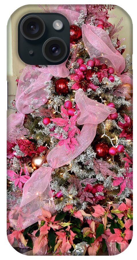 Christmas iPhone Case featuring the photograph Christmas Pink by Mary Deal