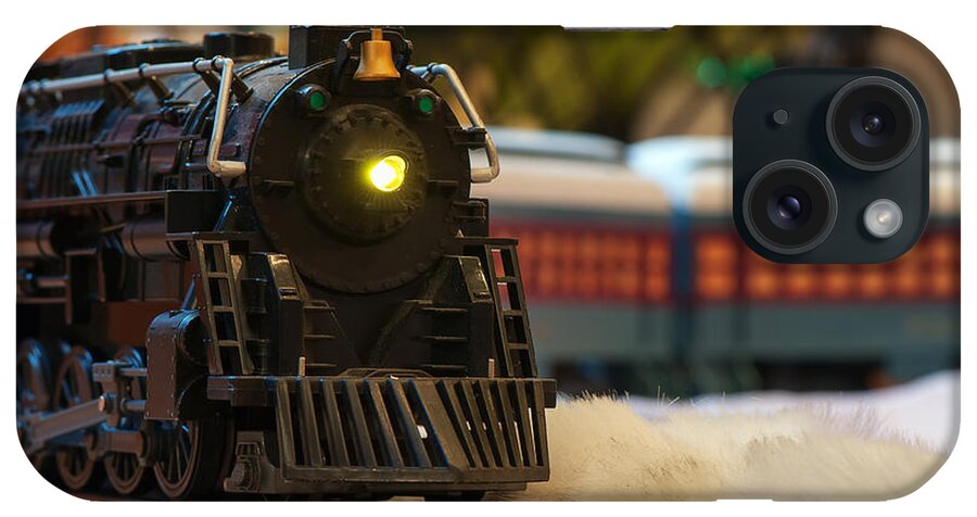 Christmas iPhone Case featuring the photograph Christmas Train by Eddie Yerkish