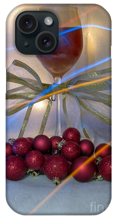 Christmas iPhone Case featuring the photograph Christmas Wine by Sue Karski