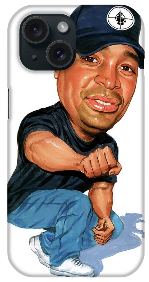 Chuck D iPhone Case featuring the painting Chuck D by Art 
