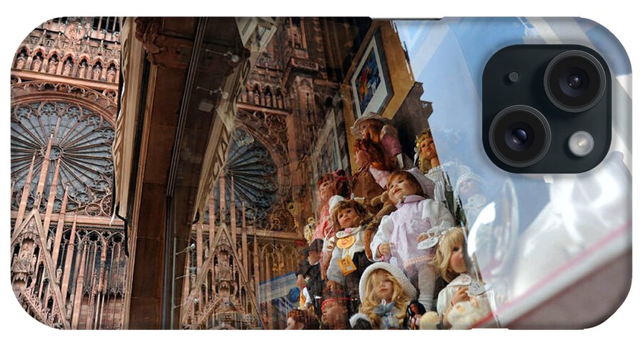 Art iPhone Case featuring the photograph Church Dolls by Richard Gehlbach