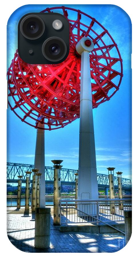Cincinnati iPhone Case featuring the photograph Cincinnati Big Wheel by Mel Steinhauer