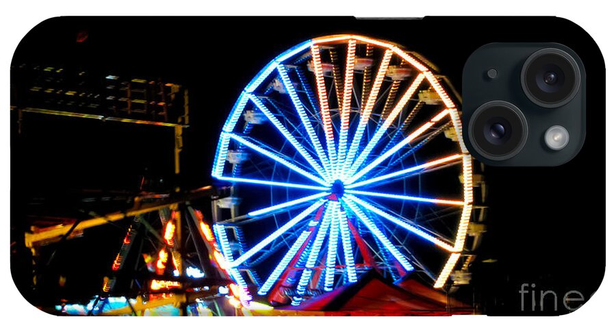 Ferris Wheel iPhone Case featuring the photograph Circus Town by Colleen Kammerer