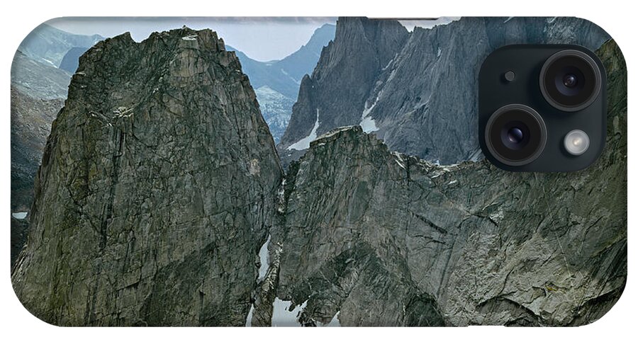 Cirque Of Towers iPhone Case featuring the photograph 209615-Cirque of Towers, Wind Rivers, WY by Ed Cooper Photography