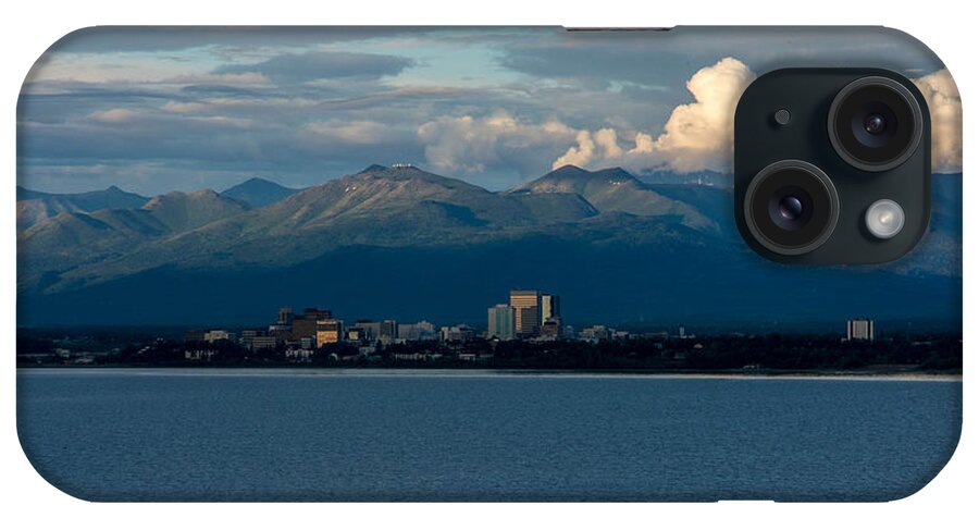 City iPhone Case featuring the photograph City of Anchorage by Andrew Matwijec