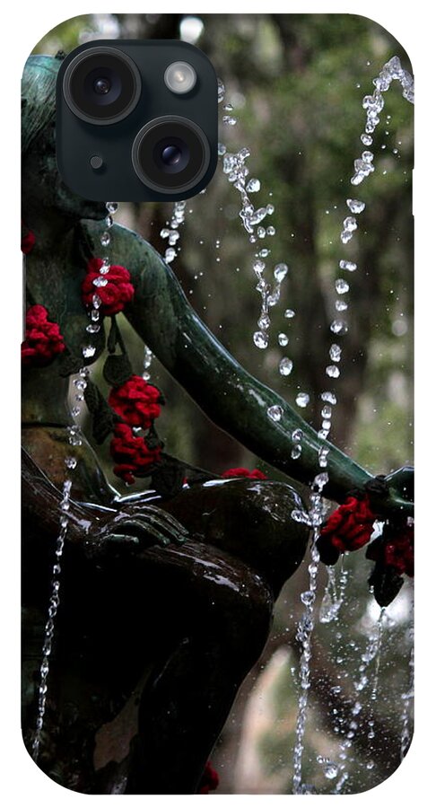 City Park Fountain iPhone Case featuring the photograph City Park Fountain II by Beth Vincent