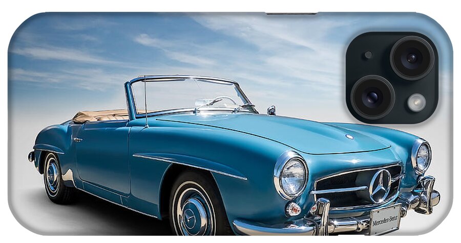 Mercedes iPhone Case featuring the digital art Class of '59 by Douglas Pittman