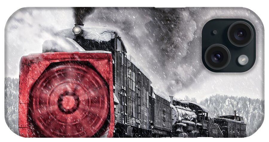 Ken Smith Photogtraphy iPhone Case featuring the photograph Clearing the Tracks by Ken Smith