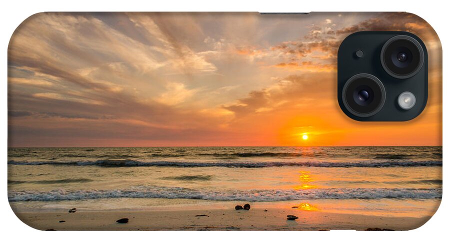 Sun iPhone Case featuring the photograph Clearwater Sunset by Mike Ste Marie
