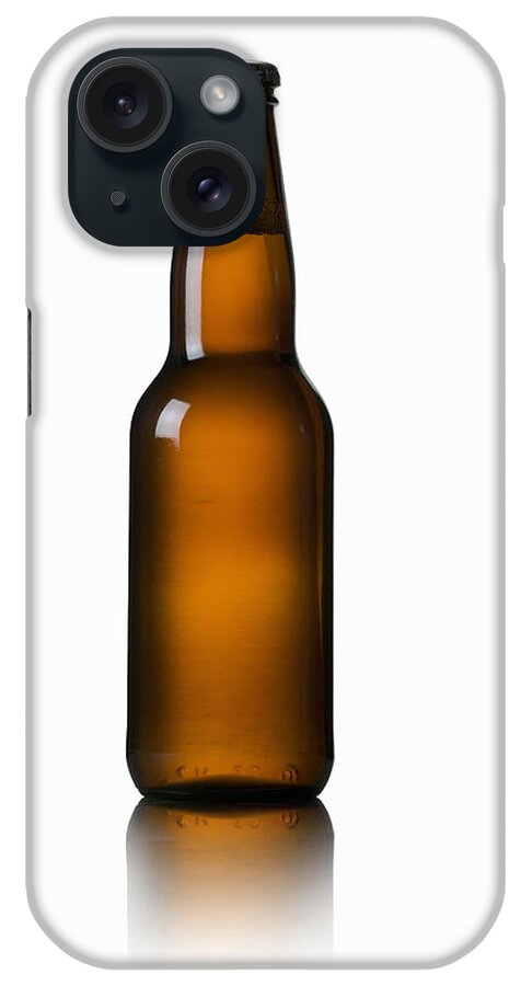 Closeup iPhone Case featuring the photograph Close-up Of Beer Bottle by Bruno Crescia