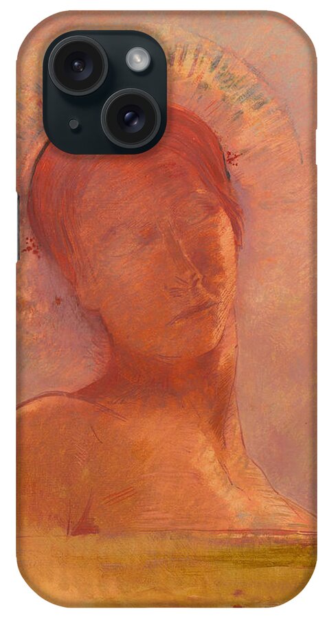 Painting iPhone Case featuring the painting Closed Eyes by Mountain Dreams