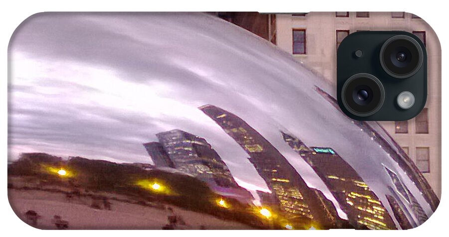 Chicago iPhone Case featuring the photograph Cloud Gate City by Claudia Goodell