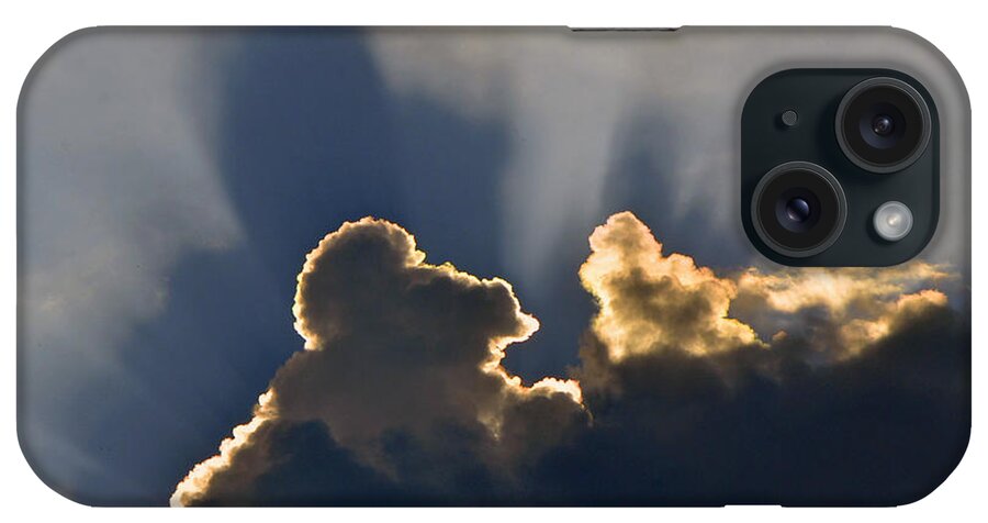 Clouds iPhone Case featuring the photograph Cloud Shadows by Charlotte Schafer