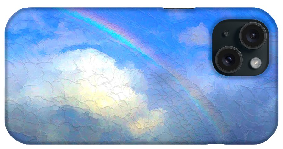 Clouds iPhone Case featuring the painting Clouds in Ireland by Bruce Nutting