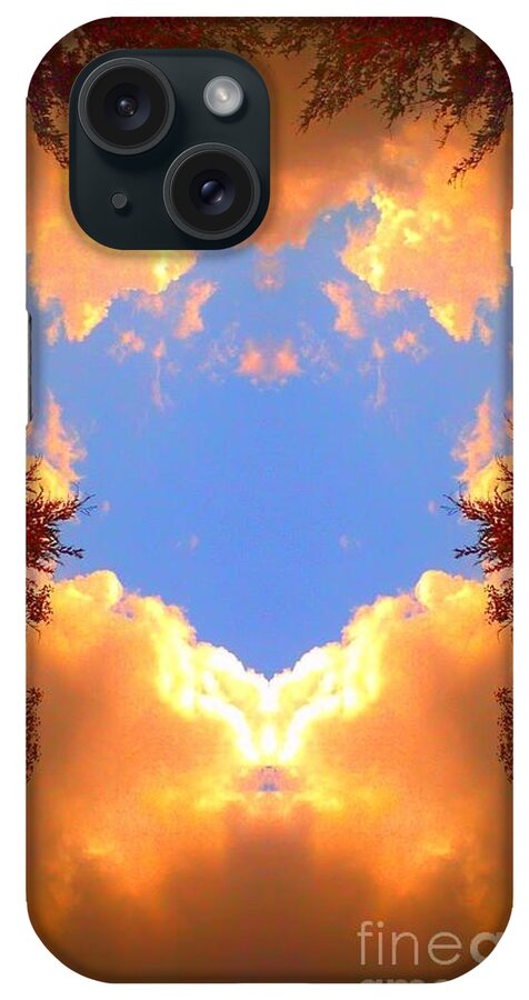 Clouds iPhone Case featuring the photograph Clouds of Gold by Karen Newell
