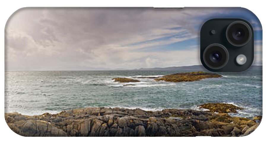 Photography iPhone Case featuring the photograph Clouds Over The Sea, Towards Rum by Panoramic Images