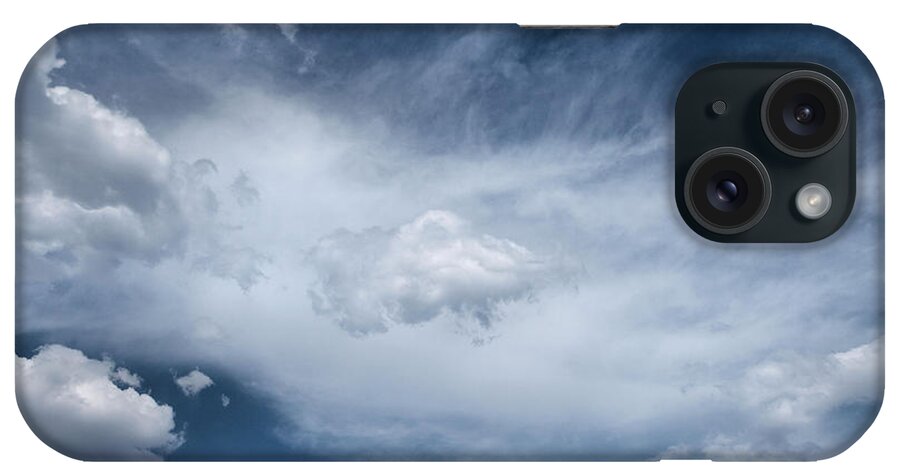 Clouds iPhone Case featuring the photograph Clouds...altitude by Tom Druin