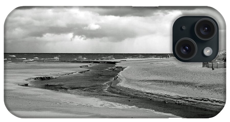 Beach iPhone Case featuring the photograph Cloudy Beach by Jackson Pearson