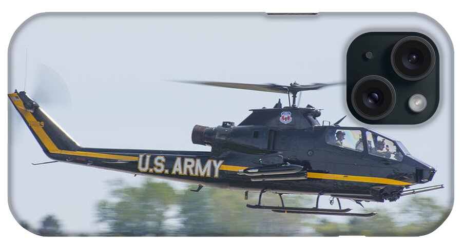 Ah-1 iPhone Case featuring the photograph Cobra Departure by Tim Mulina