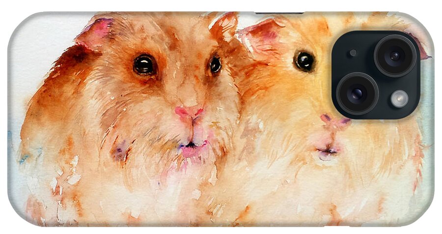 Animals iPhone Case featuring the painting Coffee and Cream by Arti Chauhan