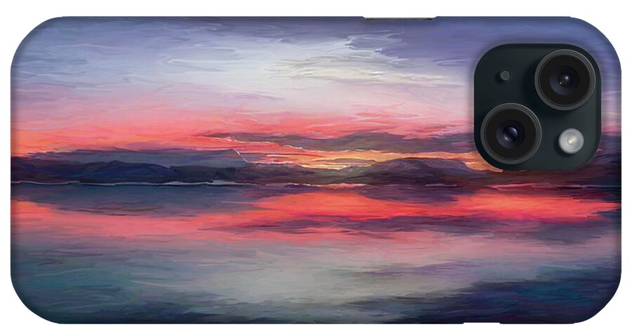 Cold Bay iPhone Case featuring the painting Cold Bay by Michael Pickett