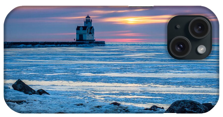 Lighthouse iPhone Case featuring the photograph Cold Pastels by Bill Pevlor