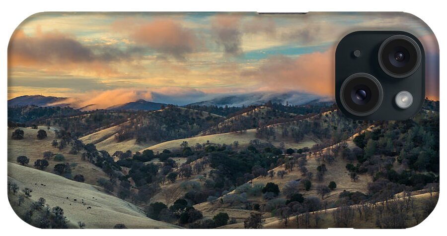 Landscape iPhone Case featuring the photograph Colorful Clouds At Sunrise by Marc Crumpler