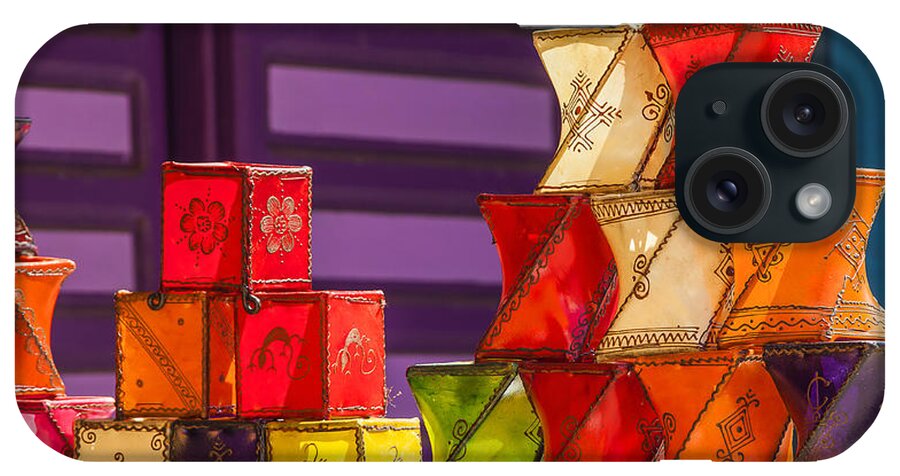 Africa iPhone Case featuring the photograph Colorful lanterns by Patricia Hofmeester