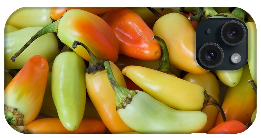 Peppers iPhone Case featuring the photograph Colorful Peppers by James BO Insogna