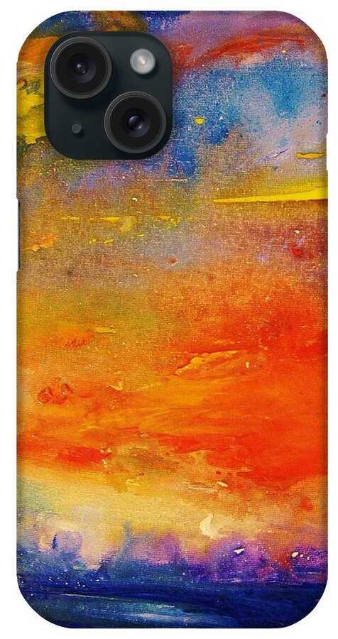 Healing Energy iPhone Case featuring the painting Colors 64 by Helen Kagan