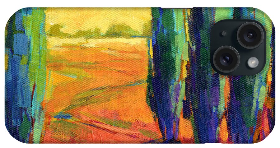 Landscape iPhone Case featuring the painting Colors of Summer 3 by Konnie Kim