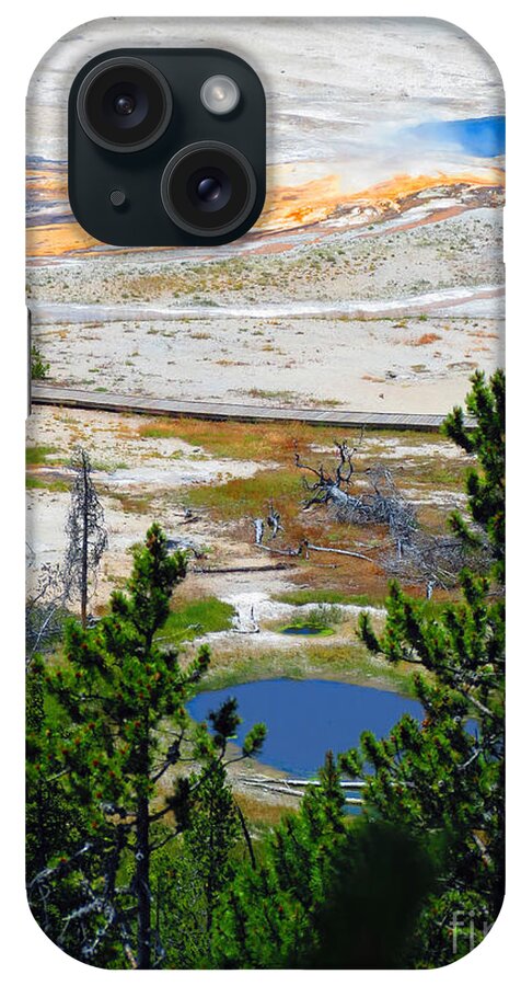 Yellowstone iPhone Case featuring the photograph Colors of Yellowstone by Ausra Huntington nee Paulauskaite