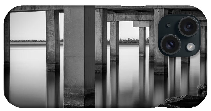 Bridge iPhone Case featuring the photograph Columns by Brad Monnerjahn