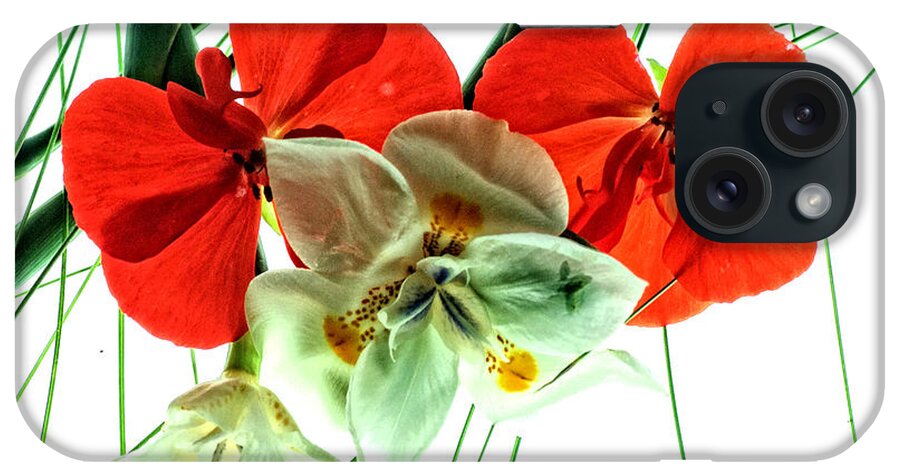White Stack iPhone Case featuring the photograph Combo Bouquet by Barry Weiss
