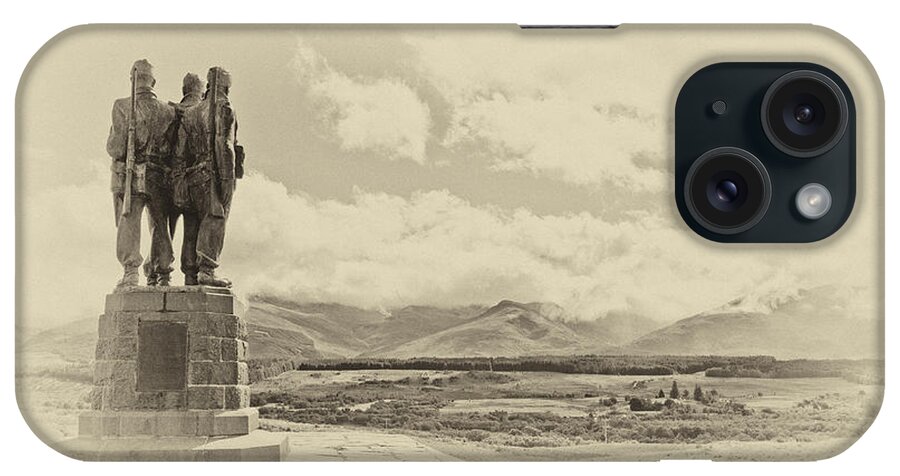 Commando Memorial iPhone Case featuring the photograph Commando Memorial 3 by Chris Thaxter