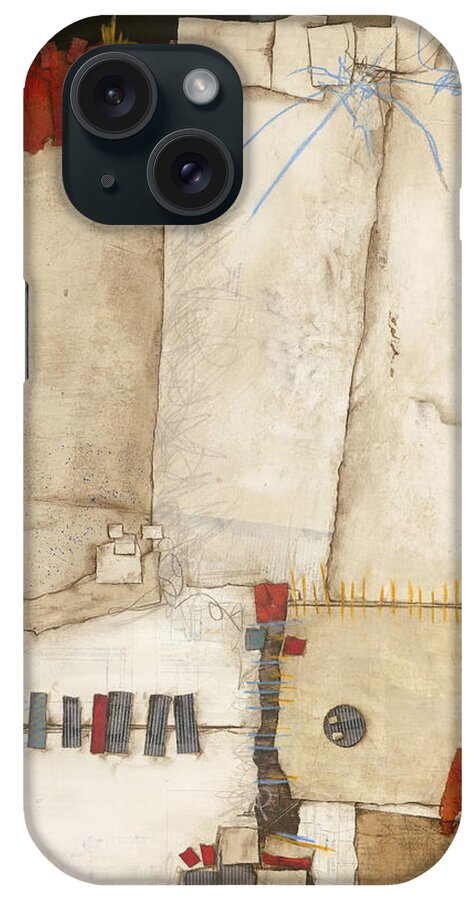 Collage iPhone Case featuring the mixed media Communication R we really listening by Laura Lein-Svencner