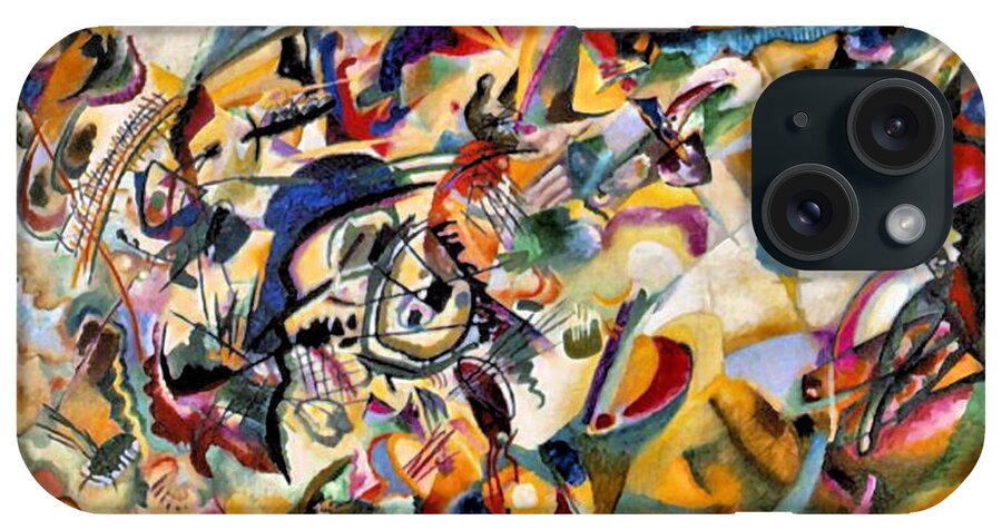 Wassily Kandinsky iPhone Case featuring the painting Composition VII by Wassily Kandinsky