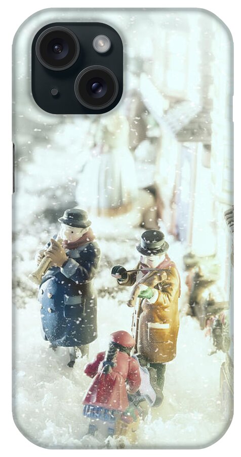 Christmas Village iPhone Case featuring the photograph Concert In The Snow by Caitlyn Grasso